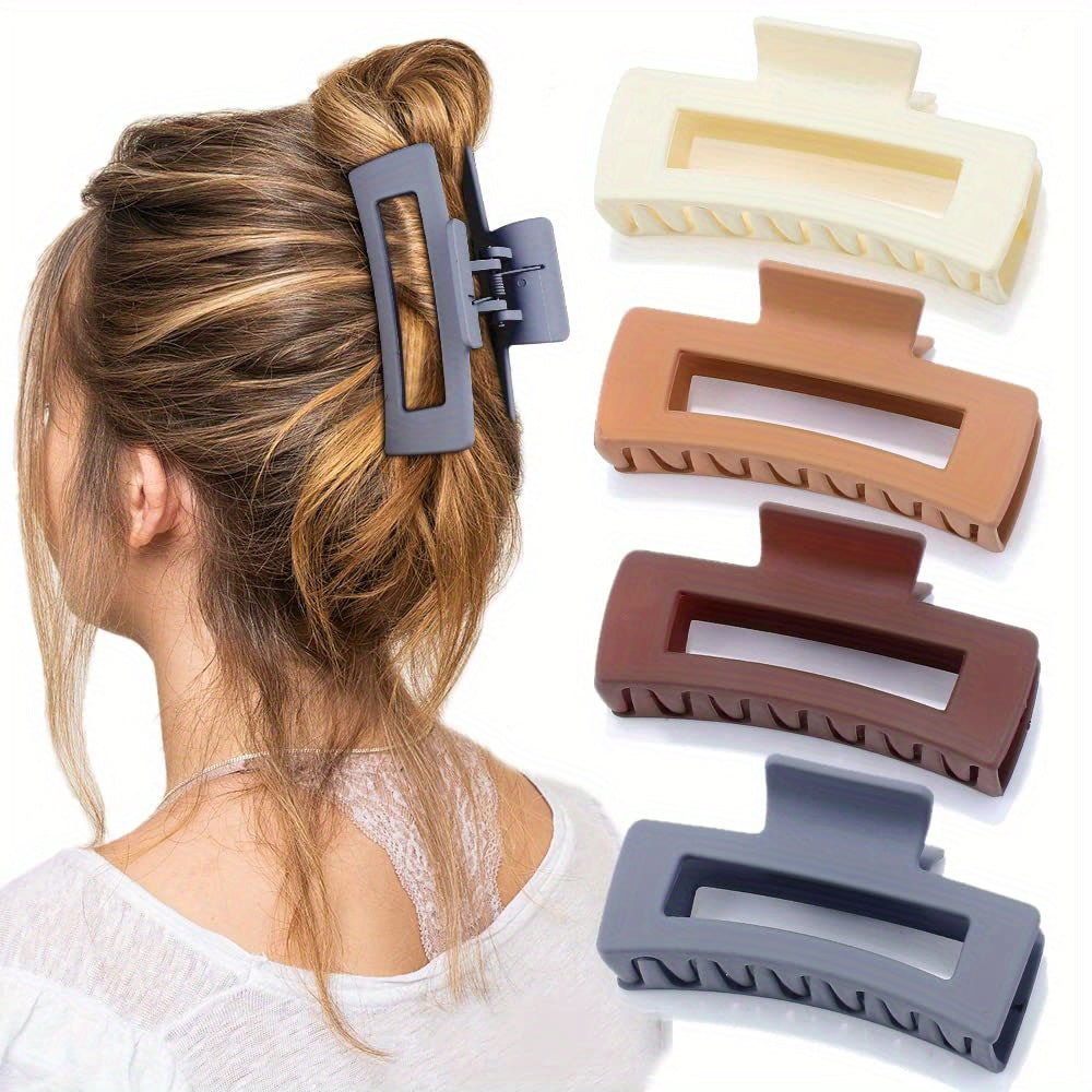 4-pack eleganta hårklämmor