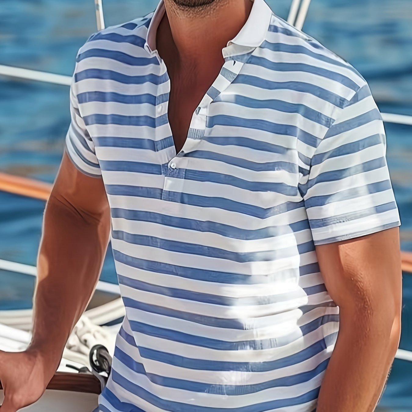 Giulio | Polo estiva a righe