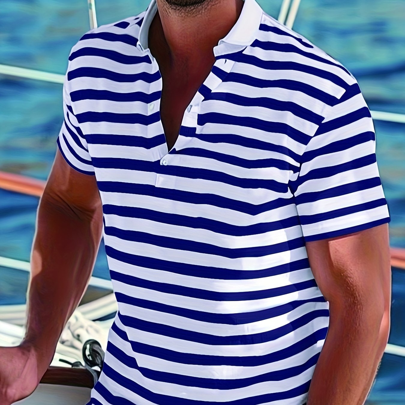 Giulio | Polo estiva a righe