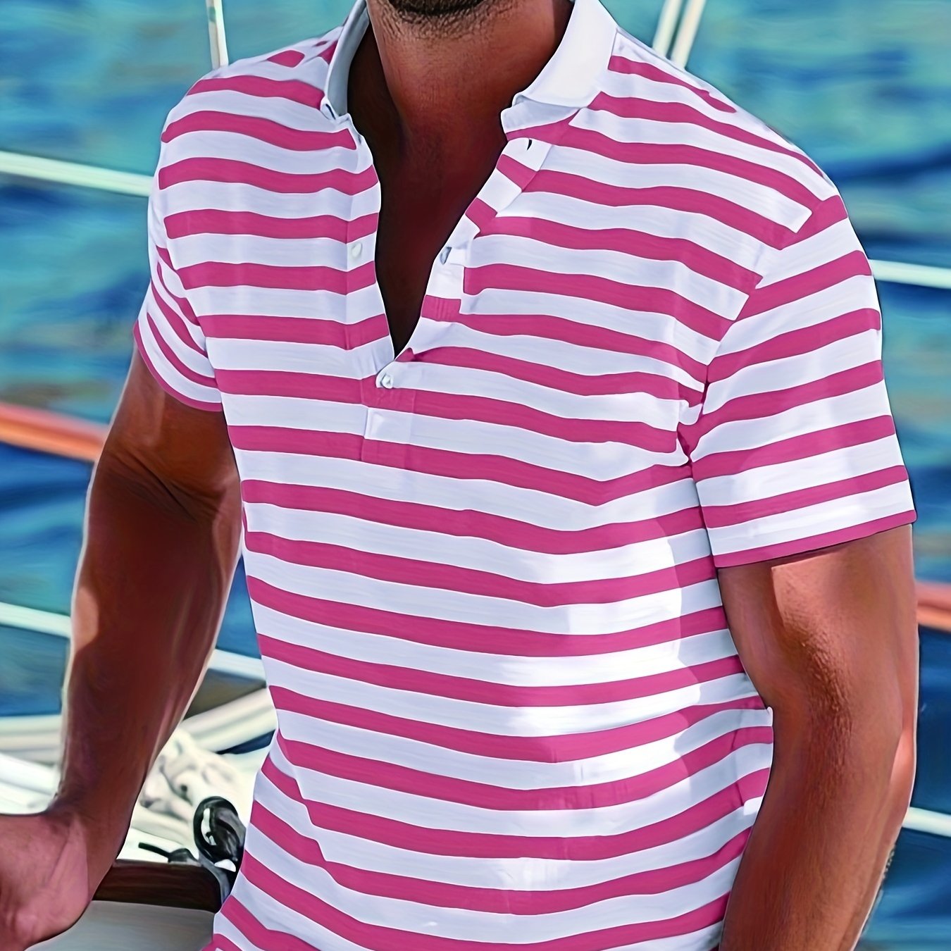 Giulio | Polo estiva a righe