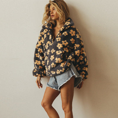 Amalia | Boho Sherpa pulóver