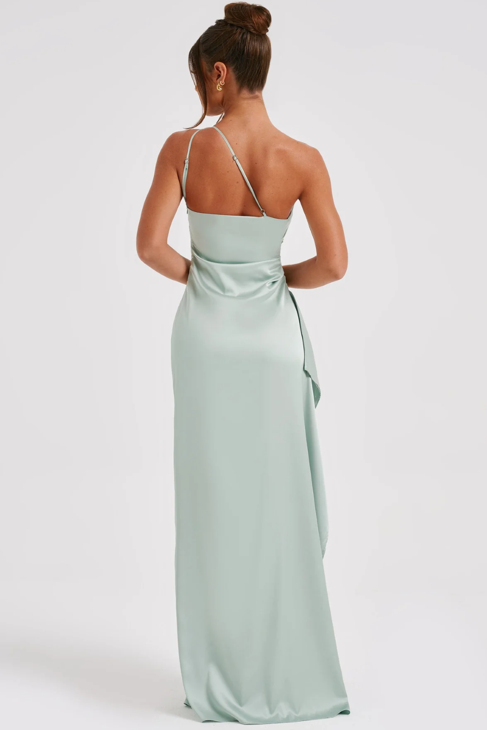 Aine | Rochie Asimetrică din Satin