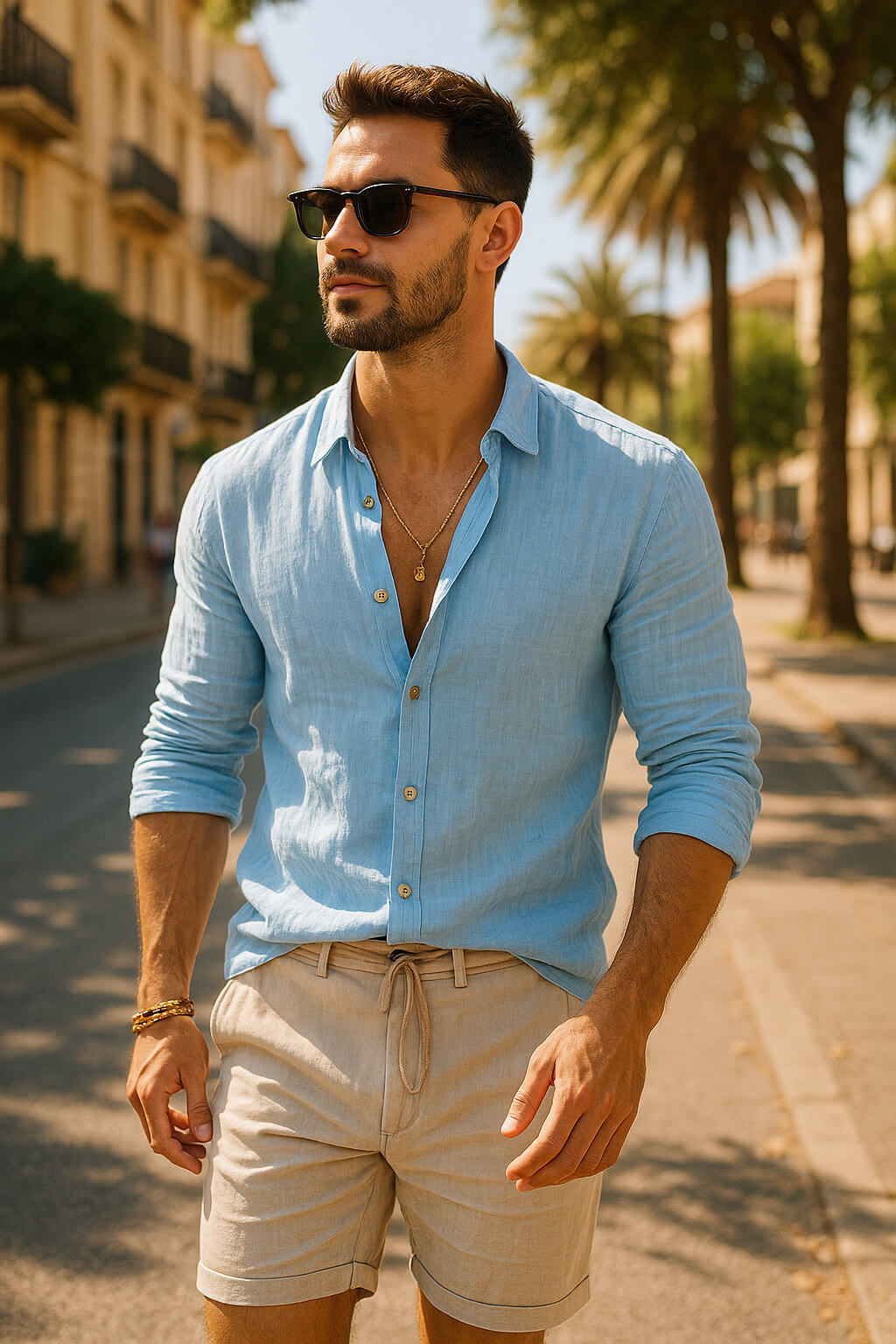 Amedeo | Camicia lino-cotone