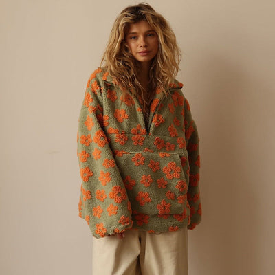 Amália | Boho Sherpa Pulóver