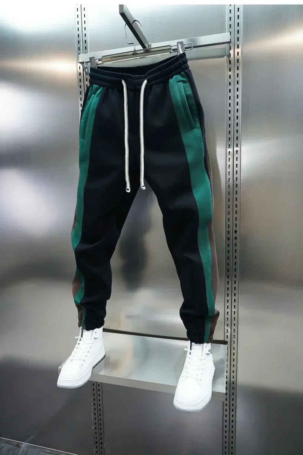 Laurent™ | Feszültséggel Ellátott Nadrág Kontrasztos Csíkokkal