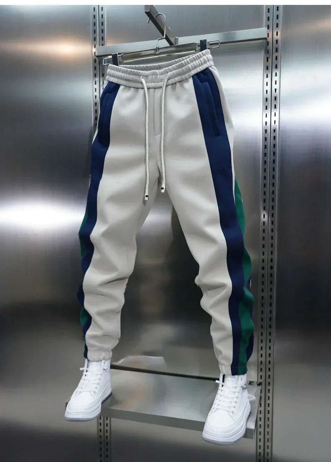 Laurent™ | Feszültséggel Ellátott Nadrág Kontrasztos Csíkokkal