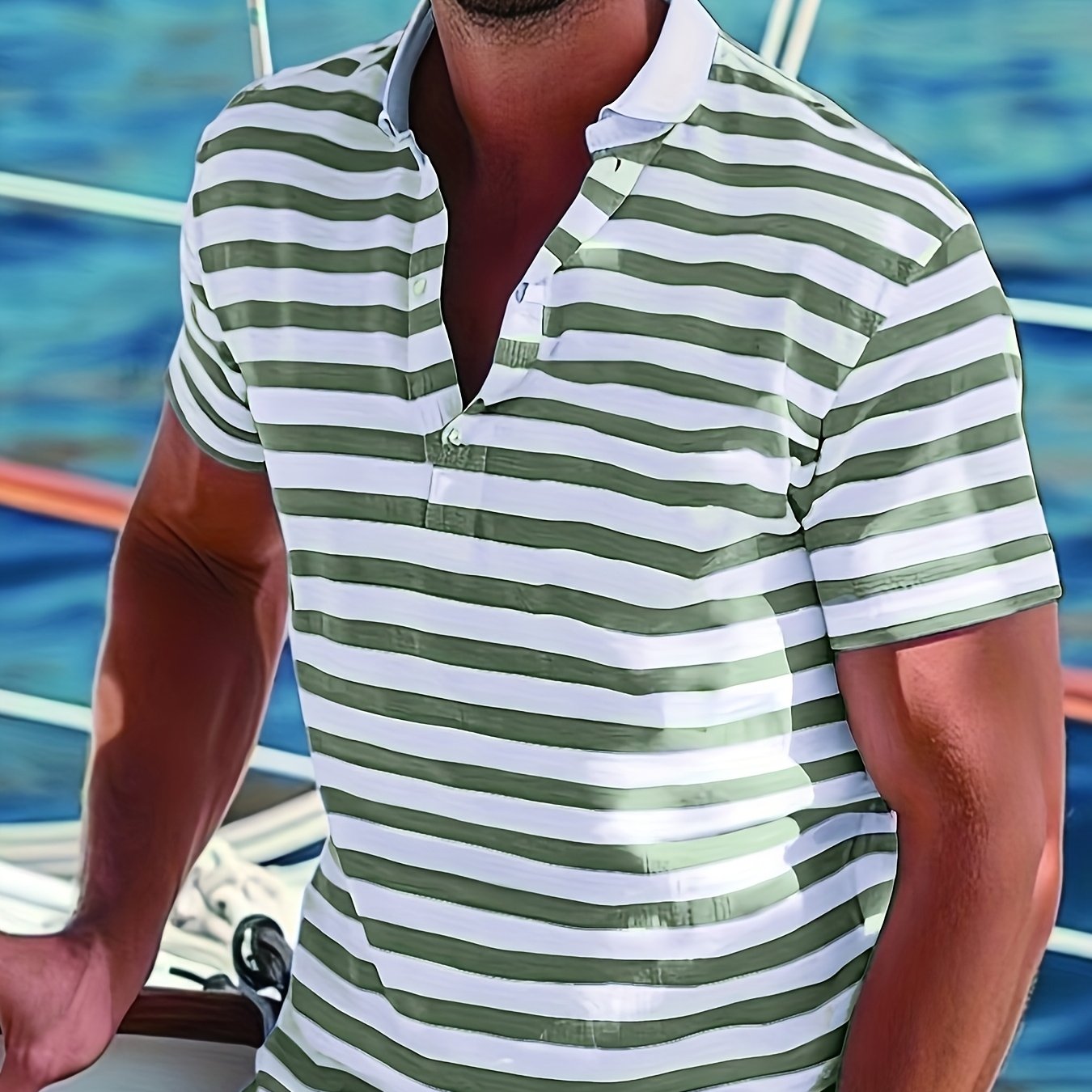 Giulio | Polo estiva a righe