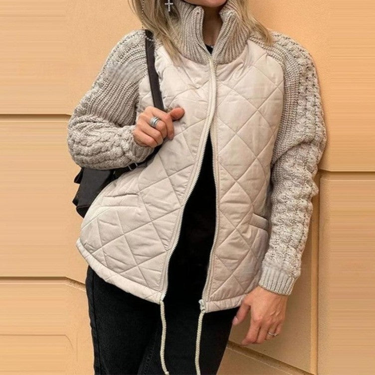 Rossella | Giacca patchwork in maglia